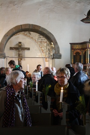 Fyldt kirke ved ferniseringen