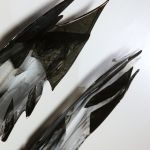 Unikt skulpturelt glaskunst: Strømme