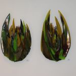 Unikt skulpturelt glaskunst: Vækst