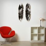 Unikt skulpturelt glaskunst: Strømme